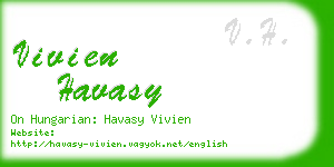 vivien havasy business card